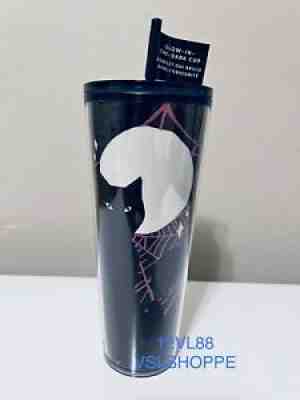 New Starbucks - 2021 Halloween - Glow in the Dark - Black Cat - Cold Cup - Venti - Sold on eBay Sep 22, 2021 for $43.88