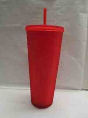 Starbucks 2021 Holiday MATTE RED STUDDED Cold cup VALENTINES DAY Tumbler NEW - Sold on eBay Aug 25, 2021 for $34.99