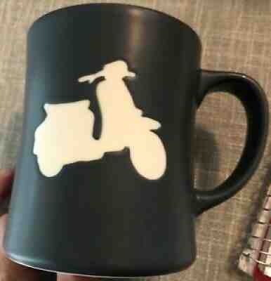 Starbucks 2011 Vespa Moped Scooter Matte Black & Army Green Coffee Mug 16oz - Sold on eBay Sep 23, 2021 for $13.00