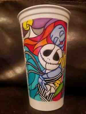Custom Starbucks Reusable Hot Cup Jack and Sally Stained Glass- HALLOWEEN - Sold on eBay Sep 05, 2021 for $15.96