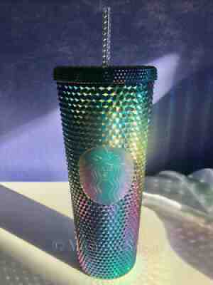 Starbucks 2021 China Bling Purple Oil Slick Diamond Studded Cup Tumbler - Sold on eBay Aug 25, 2021 for $149.99