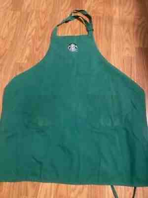 STARBUCKS COFFEE green apron - Sold on eBay Sep 22, 2021 for $8.50