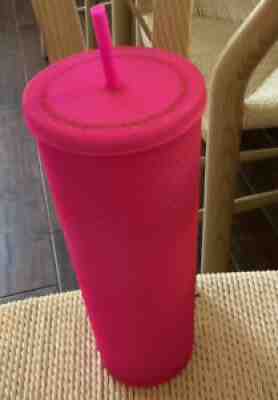 2021 Starbucks China Barbie Pink 24oz Studded Straw Cup Tumbler NewArrival - Sold on eBay Sep 15, 2021 for $39.99