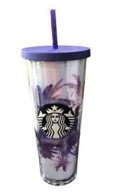 Starbucks Cold Cup Acrylic Tumbler Purple Lavender Watercolor Floral 24oz Venti - Sold on eBay Jul 15, 2021 for $60.00