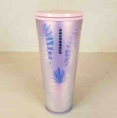Starbucks Holographic Iridescent Pink Pine Cone Tumbler 24oz - Sold on eBay Jul 09, 2021 for $124.99