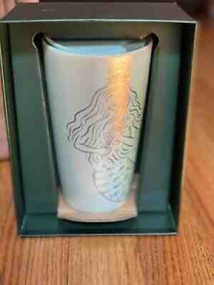 Starbucks 50th Anniversary Siren Mermaid Ceramic Travel Cup Mug Collector A3 - Sold on eBay Sep 22, 2021 for $25.00