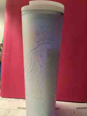 Starbucks 50th Anniversary Limited Mermaid Frosted Tumbler 16oz soft touch - Sold on eBay Jul 26, 2021 for $17.00