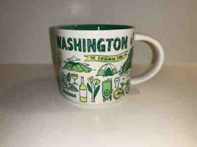 STARBUCKS MUG WASHINGTON THE EVERGREEN STATE BEEN THERE SERIES ACROSS THE GLOBE - Sold on eBay Jul 04, 2021 for $9.99