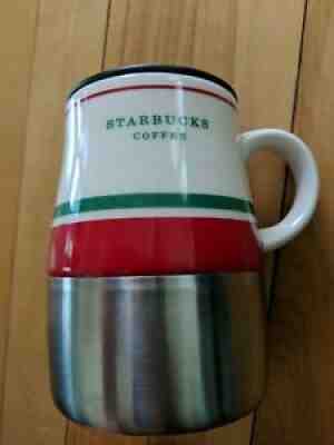 Starbucks Coffee Mug 2006 No-Slip Stainless Steel and Ceramic -14 Ounces NWT. - Sold on eBay Sep 20, 2021 for $22.00