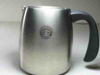 Starbucks Coffee 16 Ounce Stainless Steel Creamer Steam Milk Frothing Pitcher - Sold on eBay Sep 23, 2021 for $13.95