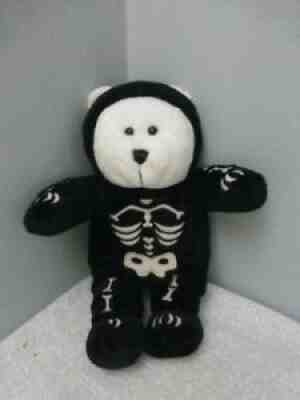 Starbucks Bearista Bear Plush 2004 35th Edition Halloween Black Skeleton - Sold on eBay Sep 19, 2021 for $12.99