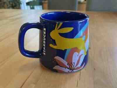 Starbucks 2021 Blue Ceramic Spring Bunny Rabbit Easter Coffee Tea Cup Mug NEW - Sold on eBay Sep 14, 2021 for $12.00