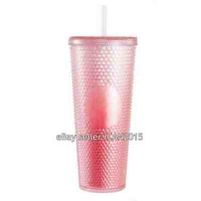 Authentic NEW Genuine Starbucks China 2021 Peach Diamond Studded Tumbler CUP - Sold on eBay Aug 24, 2021 for $54.99
