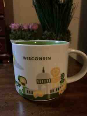 Starbucks You Are Here Wisconsin Mug w UW Memorial Union Terrace Chairs - Sold on eBay Jul 18, 2021 for $9.99