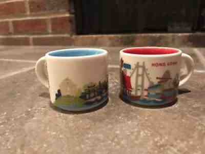 Starbucks You Are Here Mini Mug Set Hong Kong Macau Cup Ornament Small - Sold on eBay Jul 24, 2021 for $45.00