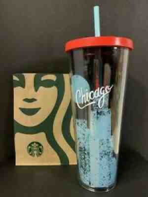 STARBUCKS CHICAGO Skyline Acrylic Cold Cup Tumbler ~ Venti ~ 24 oz ~ NEW - Sold on eBay Sep 22, 2021 for $39.95