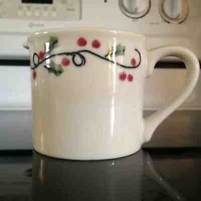 Hartstone For STARBUCKS Handpainted Coffee Tea Cup Mug Holly Berry Ivy - Sold on eBay Aug 03, 2021 for $23.99
