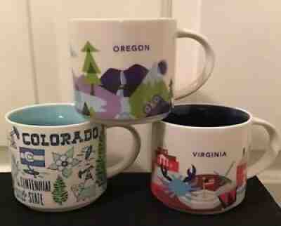 Starbucks you are here mug. Oregon And Virginia. Been There Series. Colorado. - Sold on eBay Sep 04, 2021 for $20.00