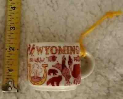 2019 Starbucks WYOMING Mini-NEW Boxed 2 oz. ORNAMENT with Cord Hanger WHOLESALE - Sold on eBay Jul 04, 2021 for $12.99