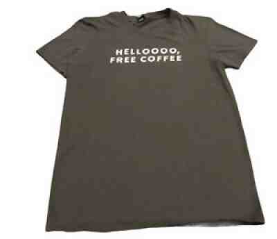 Starbucks Employees Hello Free Coffee Rewards Program T-Shirt Small Work Shirt - Sold on eBay Aug 20, 2021 for $19.99