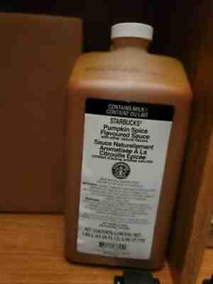 Starbucks Pumpkin Spice Sauce - Sold on eBay Sep 23, 2021 for $54.00