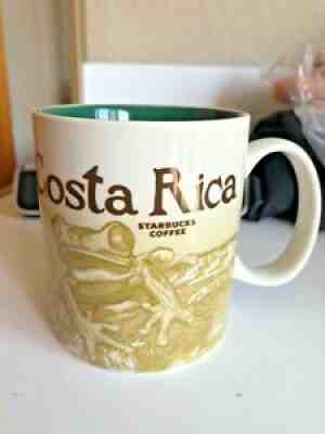 Starbucks Costa Rica Global Icon Mug Collectible 2016 16 oz Green NWOT - Sold on eBay Jun 30, 2021 for $60.00