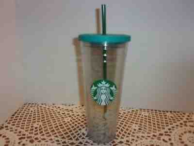 Starbucks Hawaii Waves Acrylic Cold Cup Venti 24oz Tumbler 2012 w/Teal Lid - Sold on eBay Aug 20, 2021 for $19.50