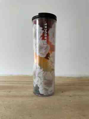 STARBUCKS 16 oz. FLORAL Acrylic Cold Cup Tumbler CACTUS FLOWERS Lid ~RARE~ - Sold on eBay Aug 12, 2021 for $40.00