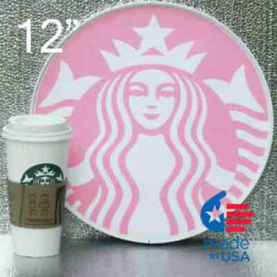 Starbucks pink logo framed sign - Sold on eBay Jul 08, 2021 for $14.00