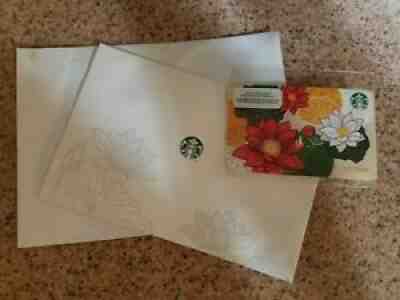 STARBUCKS Vietnam 2019 Lotus Flower Gift Card w/Matching Sleeve US Seller - Sold on eBay Sep 03, 2021 for $5.25
