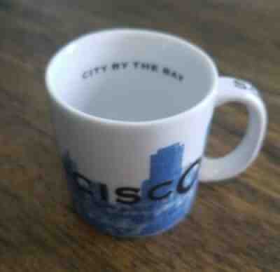 Starbucks Barista City Skyline Series Mini San Francisco Ornament Mug 2002 - Sold on eBay Aug 01, 2021 for $12.95
