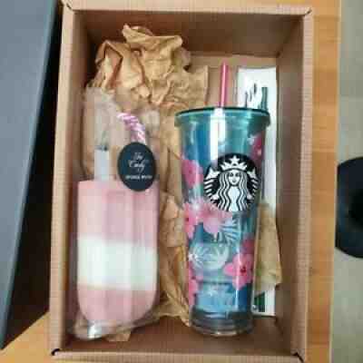 starbucks korea summer hibiscus cold cup - Sold on eBay Sep 12, 2021 for $550.00