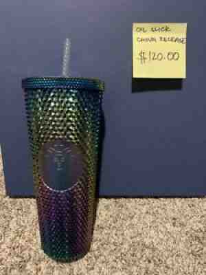 STARBUCKS OIL SLICK STUDDED TUMBLER BNWT - Sold on eBay Aug 01, 2021 for $120.00