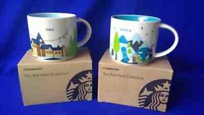 STARBUCKS YOU ARE HERE: ASPEN and VAIL, NEW - 14 fl oz - Sold on eBay Sep 19, 2021 for $20.50