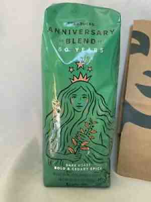 NEW 50th Anniversary Starbucks Coffee Blend 16oz Whole Beans Sealed IN HAND - Sold on eBay Sep 18, 2021 for $29.00