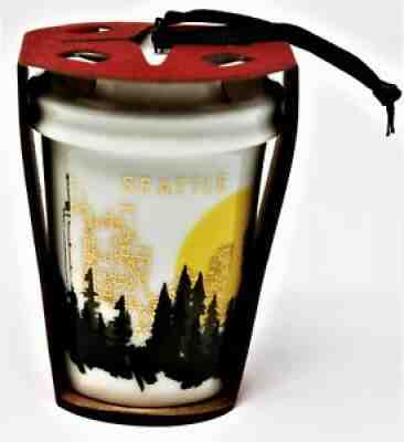 Starbucks 2015 SEATTLE Holiday Christmas Ornament Coffee Mug Cup RARE HTF New - Sold on eBay Aug 20, 2021 for $19.99