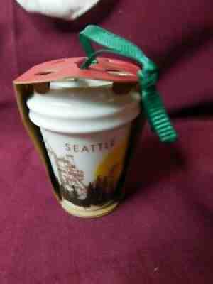 Starbucks Ornament 2015 Christmas Holiday To Go Cup Seattle NEW with Tag - Sold on eBay Sep 16, 2021 for $19.51