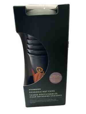Starbucks Reusable Hot Cups W/ Glow In The Dark Lids - Sold on eBay Sep 23, 2021 for $29.00