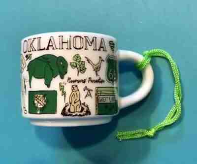 TINY STARBUCKS COFFEE MUG - OKLAHOMA ORNAMENT MUG 2 OZ - Sold on eBay Jul 30, 2021 for $25.00
