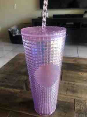 Starbucks 24 oz Pink Disco Studded Cold Cup Tumbler - Sold on eBay Jul 18, 2021 for $24.99