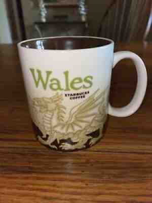 Starbucks 16oz Wales Global Icon City Collector Series Coffee Mug - Sold on eBay Aug 30, 2021 for $24.50