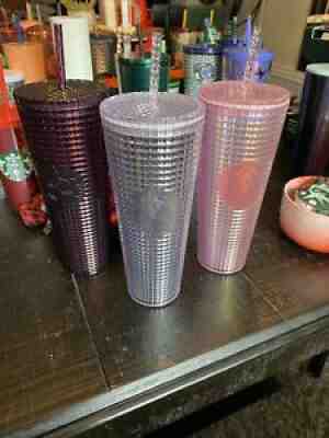 Starbucks 2020 Holiday Pink-Berry Plum-Silver Grid Disco Christmas Holiday 2020 - Sold on eBay Jul 10, 2021 for $50.00