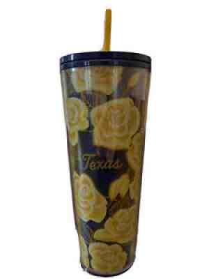 Starbucks Texas Floral Tumbler, 24oz - Yellow - Sold on eBay Sep 24, 2021 for $26.00