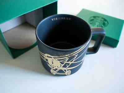 Starbucks Viennese Airplane Ceramic Black/Gold Mug Cup 2016 14 fl oz Mug *NEW* - Sold on eBay Jun 29, 2021 for $44.95