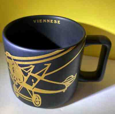 Starbucks Viennese Golden Plane mug Ceramic 14 Oz. 2016 - Sold on eBay Jul 04, 2021 for $24.00