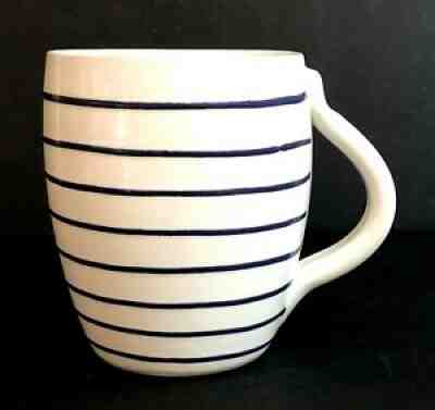 Starbucks Ceramiche Toscane Coffee Mug Hand Painted Blue Stripes 1999 Italy C33 - Sold on eBay Sep 20, 2021 for $6.99