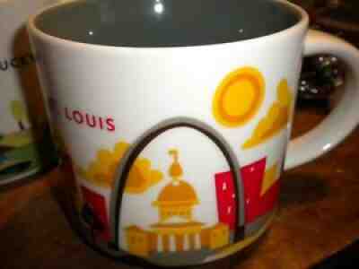 Starbucks Coffee "St Louis" 14oz Mug Cup You Are Here Collection 2014 EUC - Sold on eBay Sep 19, 2021 for $8.45