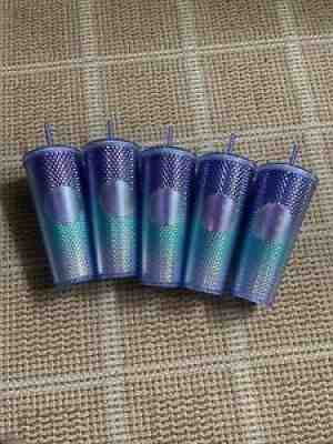 Starbucks Studded Mermaid Ombre Tumbler Summer 2021 24 Oz Venti Cold Cup NWT - Sold on eBay Jul 15, 2021 for $50.00
