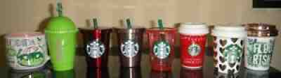 Set of 8 Starbucks Coffee Mini Cup Christmas Ornaments - Ceramic/Plastic Variety - Sold on eBay Jul 11, 2021 for $39.99