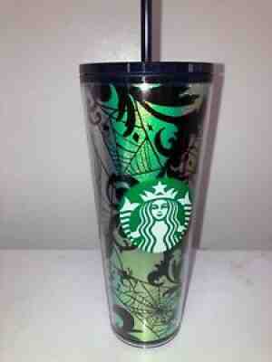 New Green Starbucks 2021 Halloween 24oz Tumbler - Sold on eBay Sep 24, 2021 for $52.00